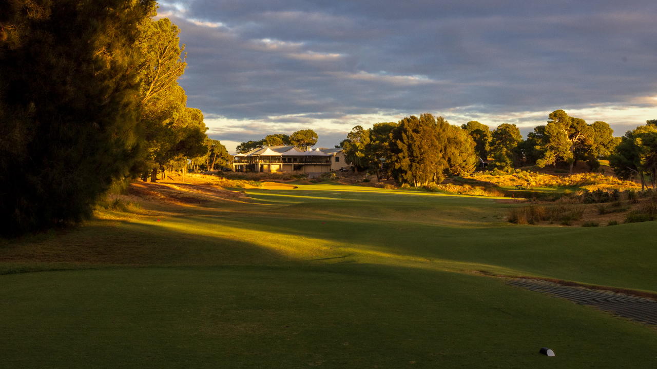 Tee view of a hole